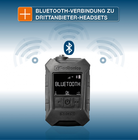 CT-DECT Multi: Bluetooth®-Verbindung zu Drittanbieter-Headsets